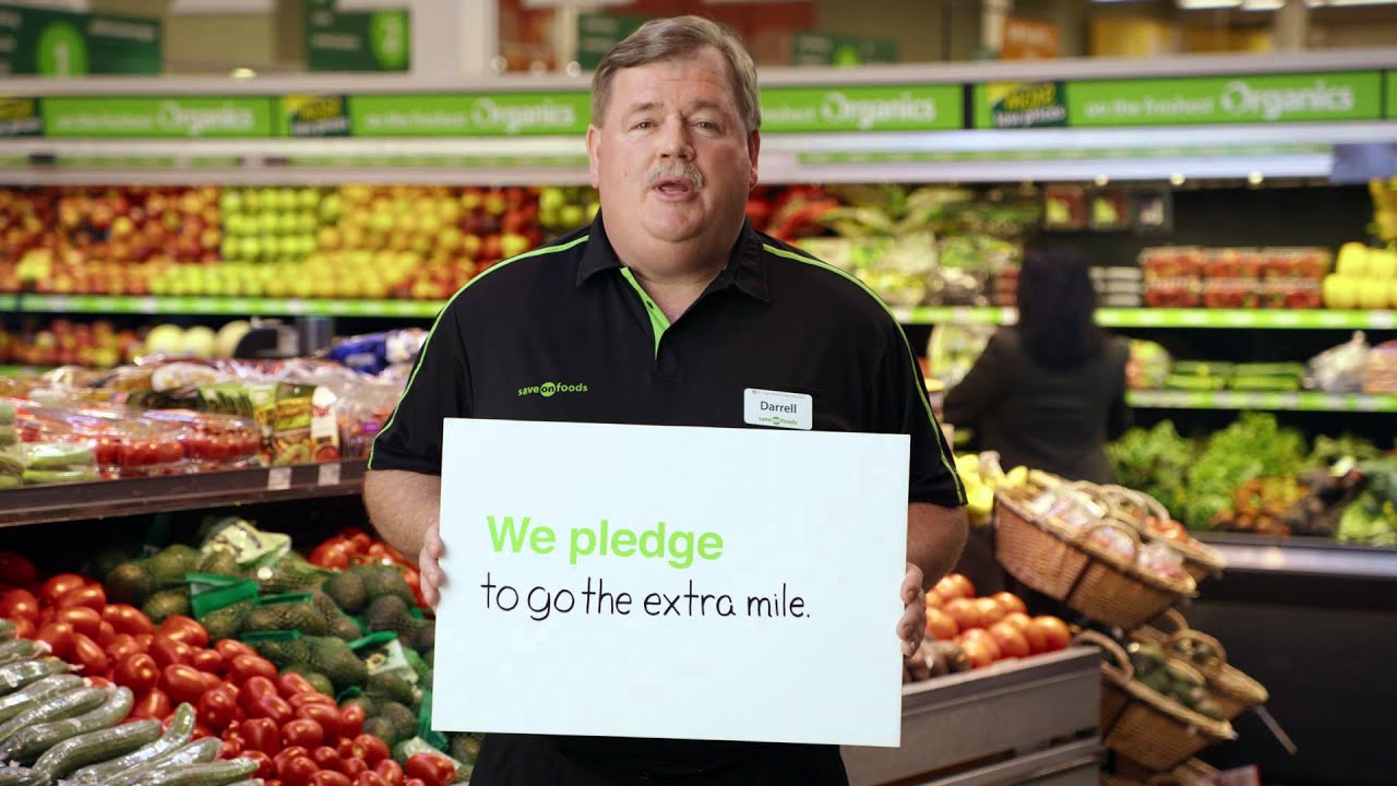SaveOnFoods We pledge to go the extra mile YouTube