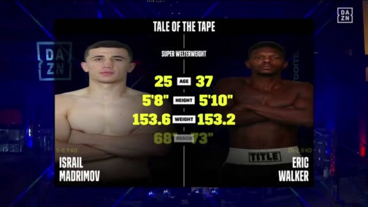 Wicked Fight: Israil Madrimov Vs Eric Walker - ref misses Knockout Call