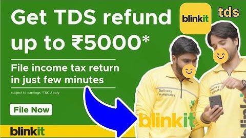 Blinkit Me TDS Refund Kaise Kare || How To Withdraw Blinkit tds || Blinkit tds refund process