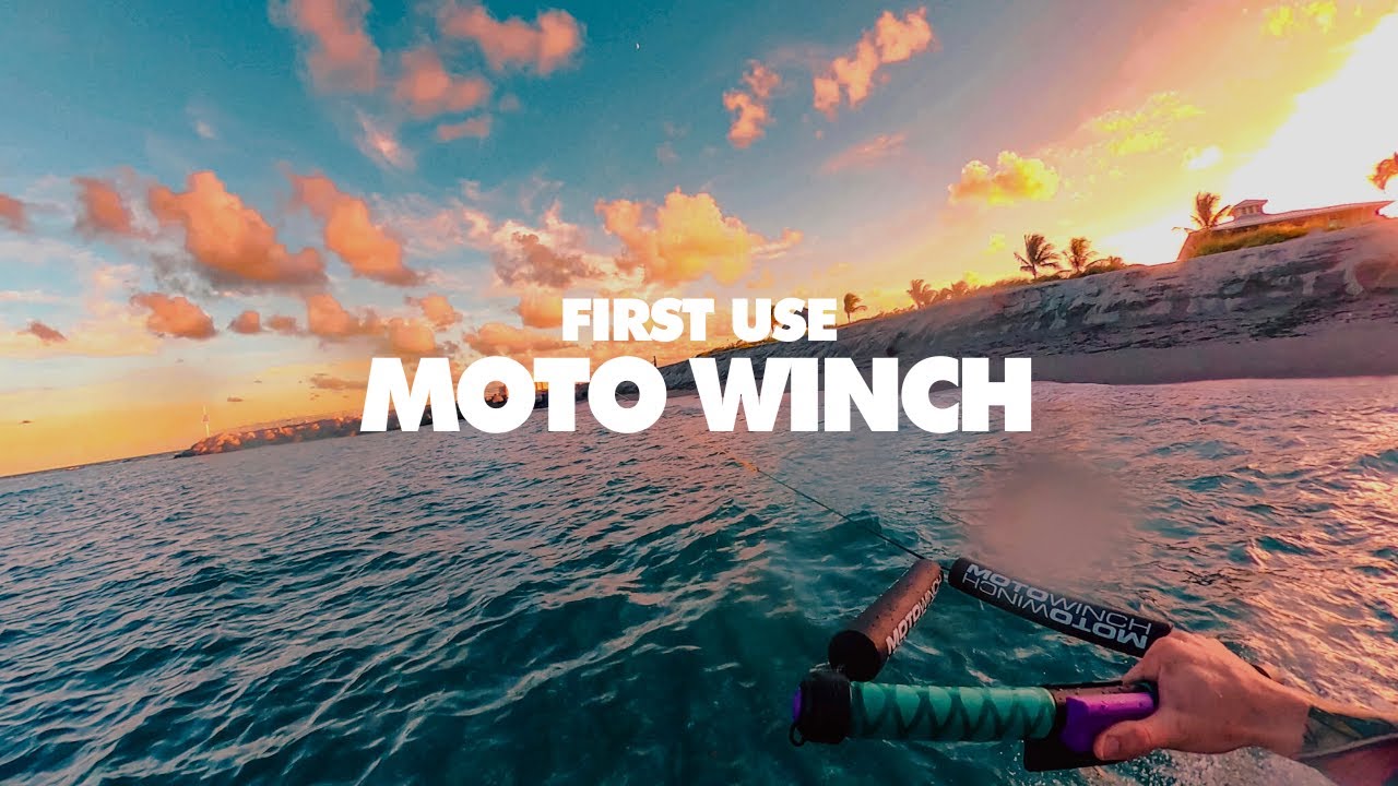 Moto Winch THE FIRST TRY - We Stuck it to a Jetty