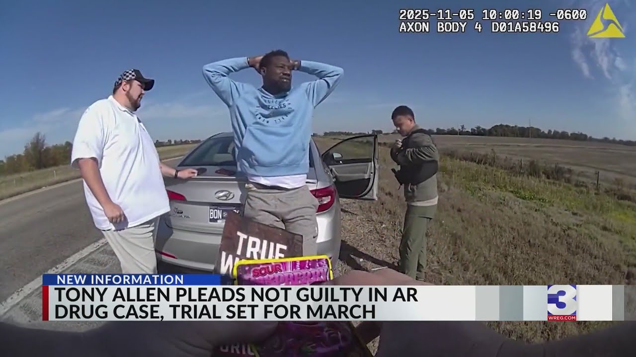 Tony Allen pleads not guilty in AR drug case