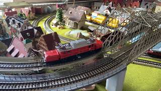 Austrian (ÖBB) Freight train pulled by Marklin #3159