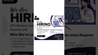 #medicalcoding #cpc #jobs #youtubeshorts