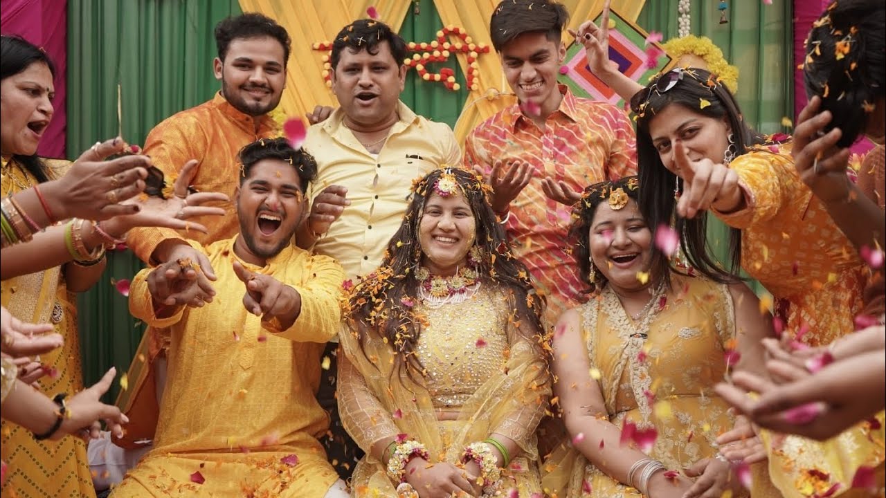 Haldi & Mehndi vlog ✨ | Didi ki Shadhi ♥️ | Full on emotional moment + endless dance 