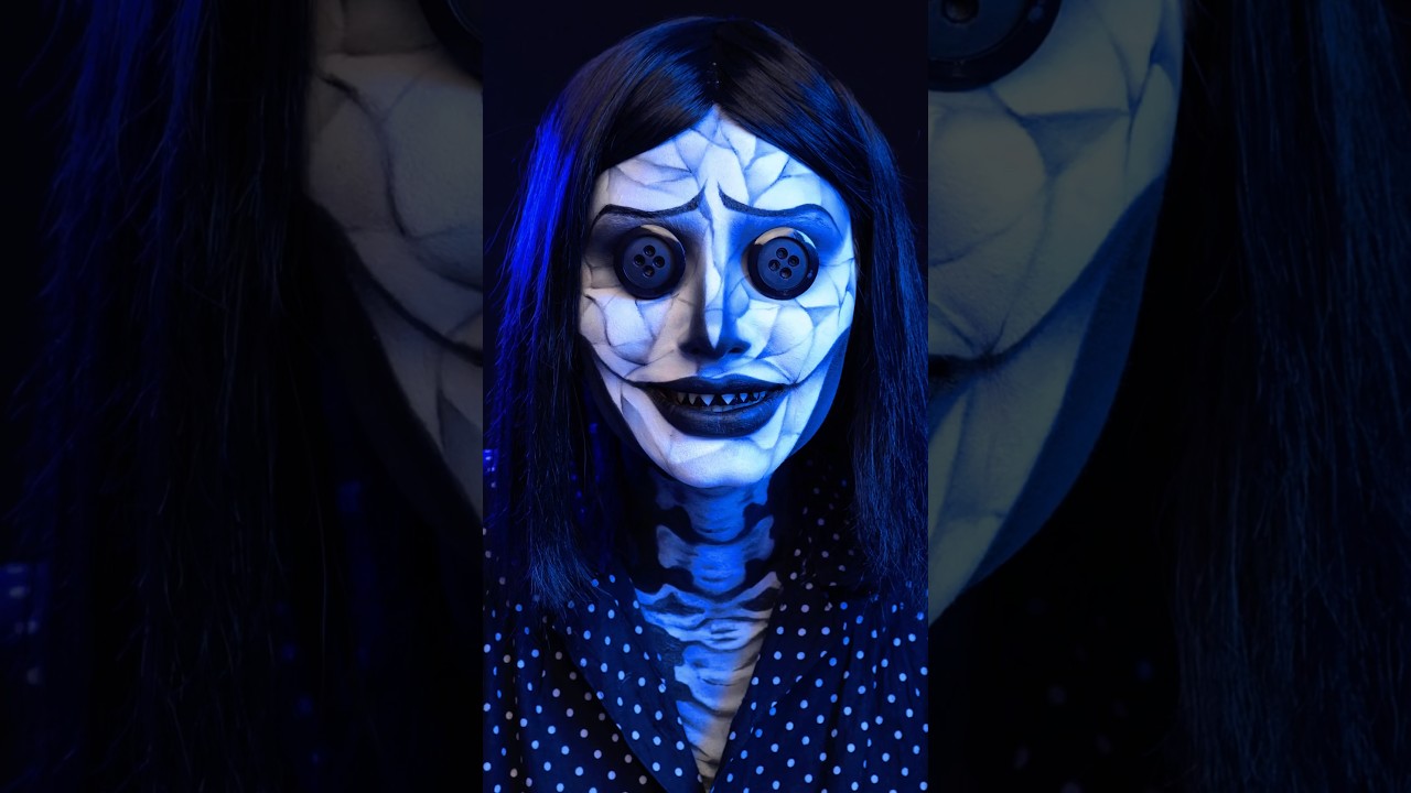 SOON YOULL SEE THINGS OUR WAY 🪡 #othermother #coraline #halloweenlook #halloweenmakeuplook