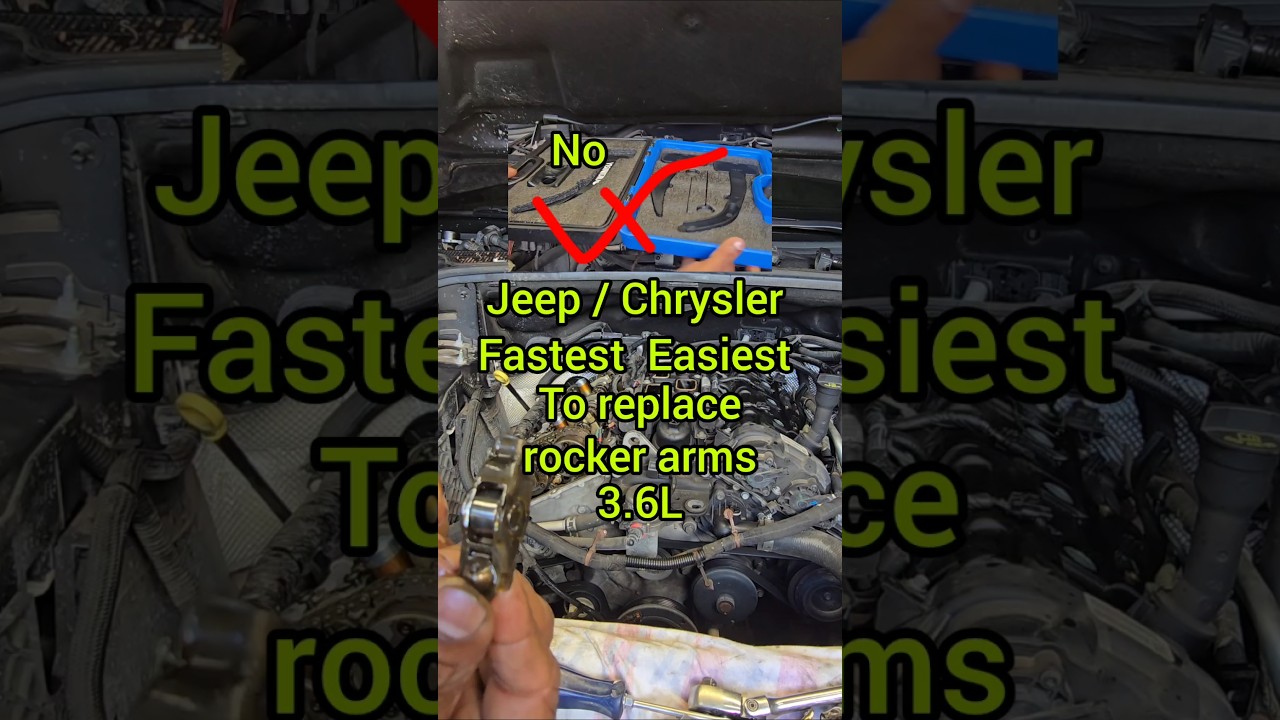 Коромысла двигателя Chrysler 3.6L | Самый простой способ замены