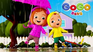 Rain Rain Go Away 🌦️ | GoGo Baby - Nursery Rhymes & Kids Songs