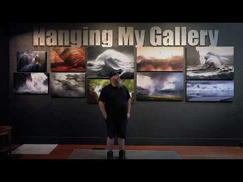 Hanging Prints in my Gallery! // Creating a Photography Gallery