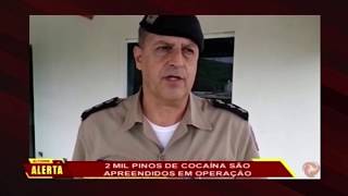 Além Paraíba: 2 mil pinos de cocaína são apreendidos em operação