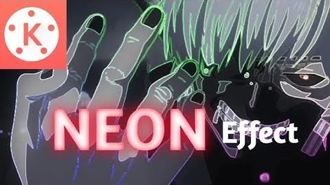 Tutorial NEON OUTLINE GLOW EFFECT kinemaster