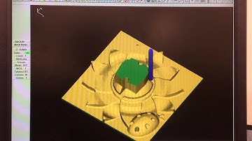 ME 122 Project MasterCAM Video - Peace Flower (1 min)