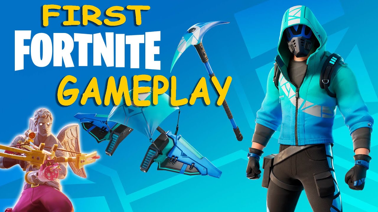 MY 1ST FORTNITE GAMEPLAY!! (Fortnite Battle Royale)