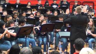 Fowler Middle School Beginner Band Plano, 3 Feb 2012