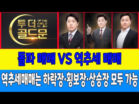 돌파 매매 VS 역추세 매매/역추세매매는 하락장·횡보장·상승장 모두 가능 (유일, 비트필승)