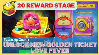 TOWNSHIP HACK 20 REWARD STAGE GOLDEN TICKET LOVE FEVER UNLOCK FREE