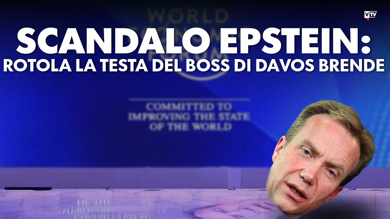 Scandalo Epstein. Rotola la testa del boss di Davos Brende - Dietro il Sipario - Talk show