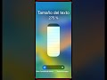 Cómo cambiar el tamaño de la letra en iPhone #shorts #movil_apple #iphone