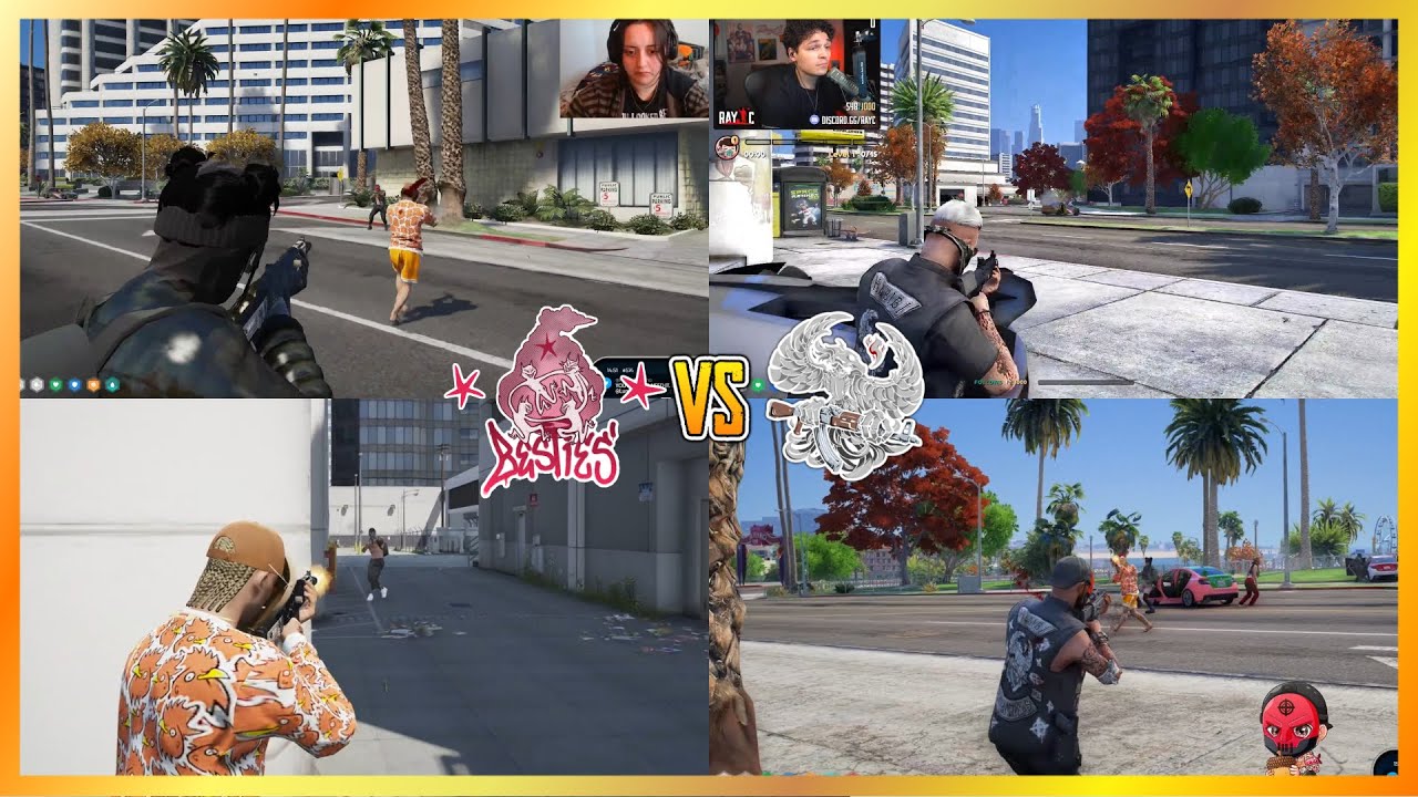 Besties vs Habibis At Bay City Ave // Bank Truck (Multi POVs) | NoPixel 4.0 GTA RP