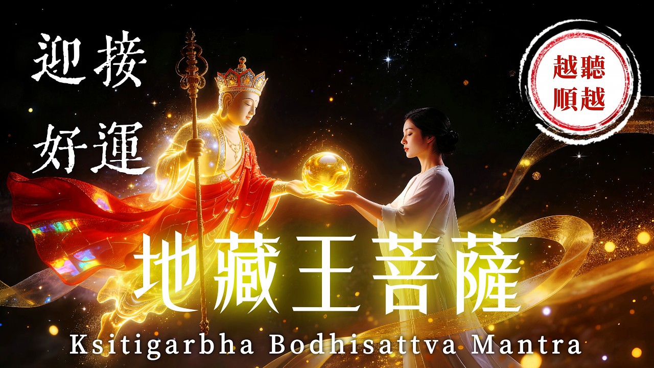 🐴地藏王菩薩開運直播🔴願望圓滿接好運《地藏王菩薩滅定業真言》｜心想事成．轉運增福．諸事大吉｜全年橫財正財偏財一路發發發｜吸引力法則．佛教音樂．招財音樂．能量音樂．睡眠音樂．放鬆音樂