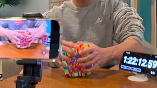 FINALLY!!! 17x17 Rubik’s Cube Solved in Under 1 Hour 30 Minutes!