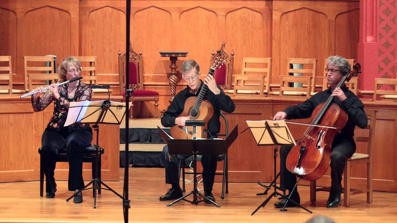 Nathan Kolosko:  Hungarian Trio  /  Ancient Melody &  Spinning Dance – for flute guitar & cello