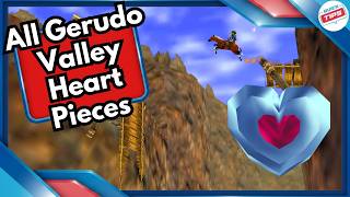 All Gerudo Valley Heart Pieces in The Legend of Zelda Ocarina of Time