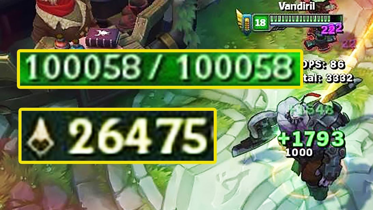 100000+ HP SION! OVER 26000 CS!