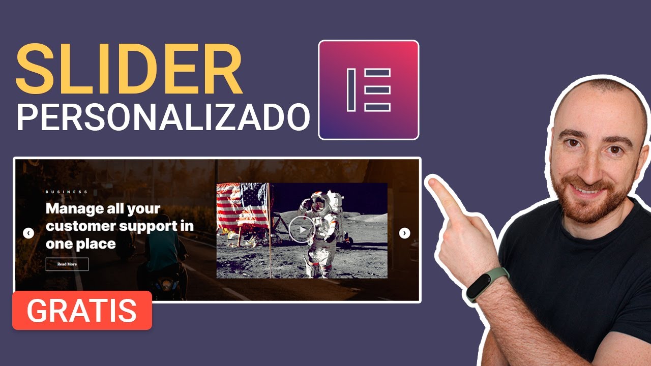Crear SLIDER Ancho Completo con Elementor GRATIS | Slider Personalizado