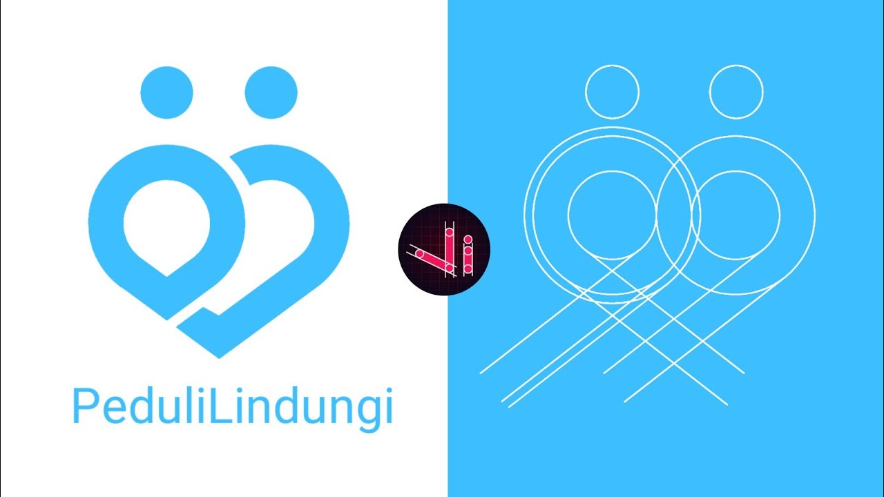CARA MEMBUAT LOGO PEDULI LINDUNGI DI VEKTOR INK - YouTube