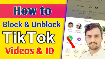 How to block and unblock TikTok Follower ID | How to Block and Unblock Someone on TikTok