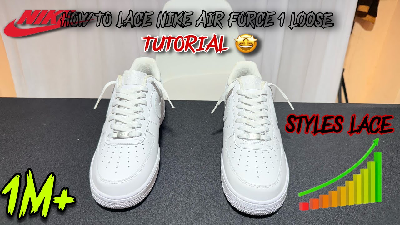HOW TO BAR LACE NIKE AIR FORCE 1 || NIKE AIR FORCE 1 BAR LACING STYLES