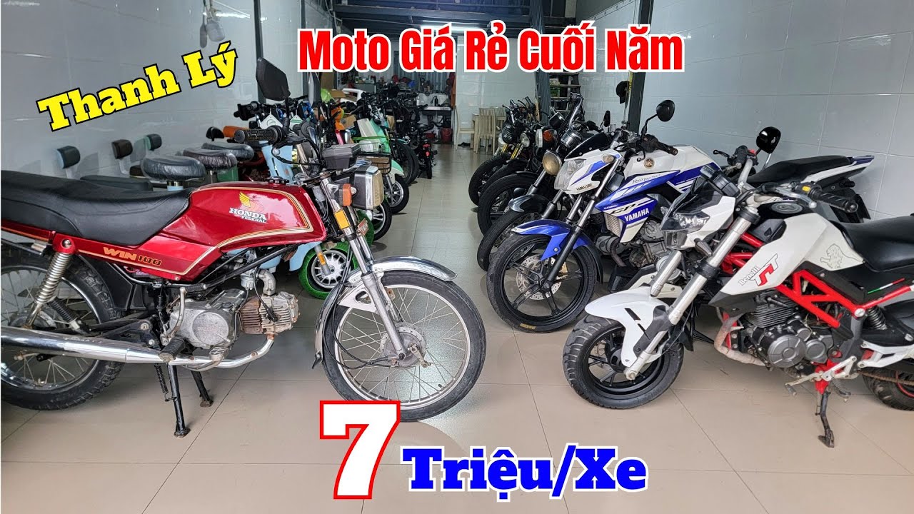 Thanh Lý Lô Moto Giá Rẻ FZ150i ,Honda Master 125 ,Win 100 ,Husky 150 ,Bonus 125 ,MSX 110 ,TNT 125
