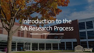 5A Research Process