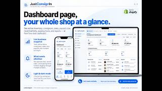 JustConsignIn: Consignment & Resale Inventory Management App for Shopify