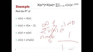 DSP Lecture 9 and 10 -FT and FIR Design