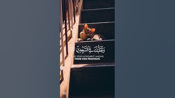 ﴿وَتَوَكَّلْ عَلَى الْعَزِيزِ الرَّحِيمِ﴾❤😌#القرآن_الكريم #اكسبلور #سورة_الشعراء