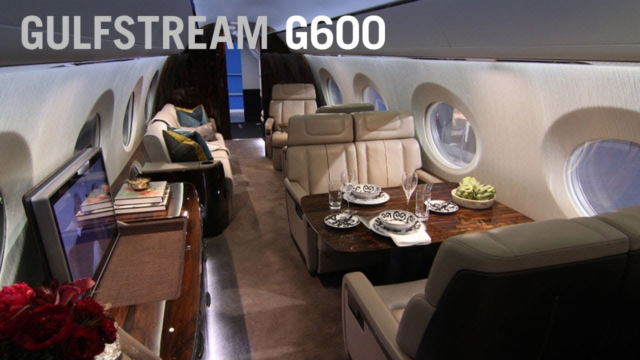 Gulfstream Unveils A Redesigned G600 Business Jet Cabin Interior