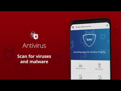 McAfee Security: 바이러스 백신 VPN Pandora - 이동 중에도