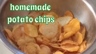 HOW TO MAKE POTATO CHIPS AT HOME