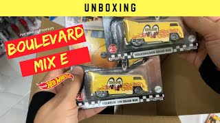 Unboxing hot wheels - Boulevard Mix E 2021 (volkswagen dragbus mooneyes)