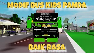 Kids Panda Bus Modification with Good Taste | ROBLOX