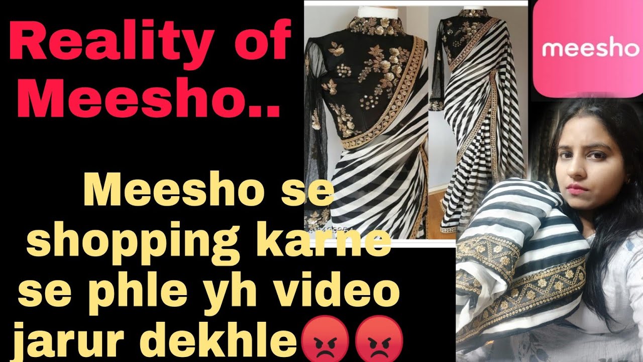 ||🌻Meesho saree haul🌻 ||Defective product received😡|| Reality of Meesho ...