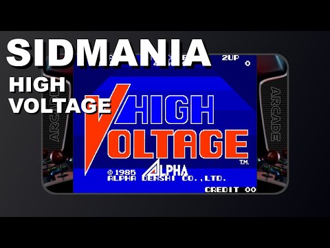 HIGH VOLTAGE ARCADE ALPHA DENSHI 1985 