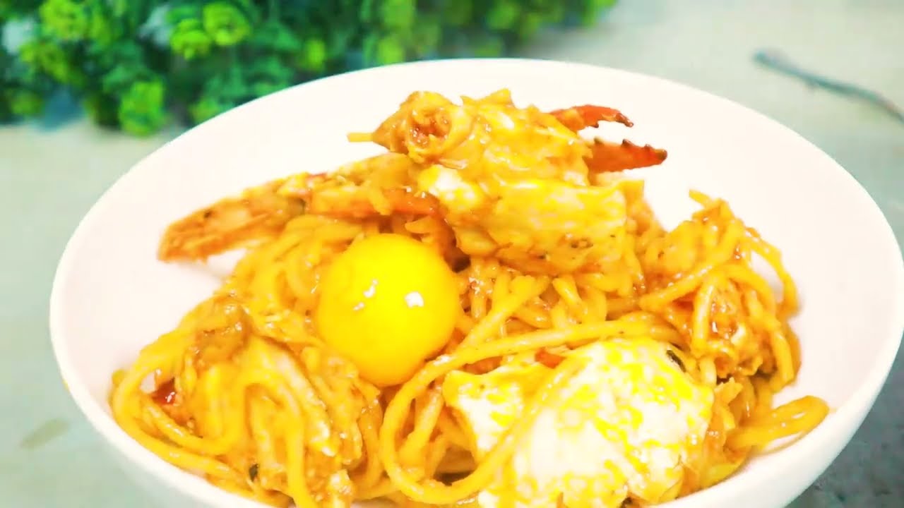 Italian Crap Pasta Recipe || EASY Crab Pasta Recipe || Chef Delowe ||