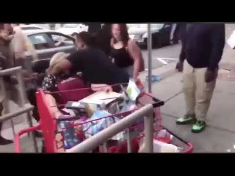 Woman Stabbing Looters Hit With Fire Extinguisher At Minneapolis
