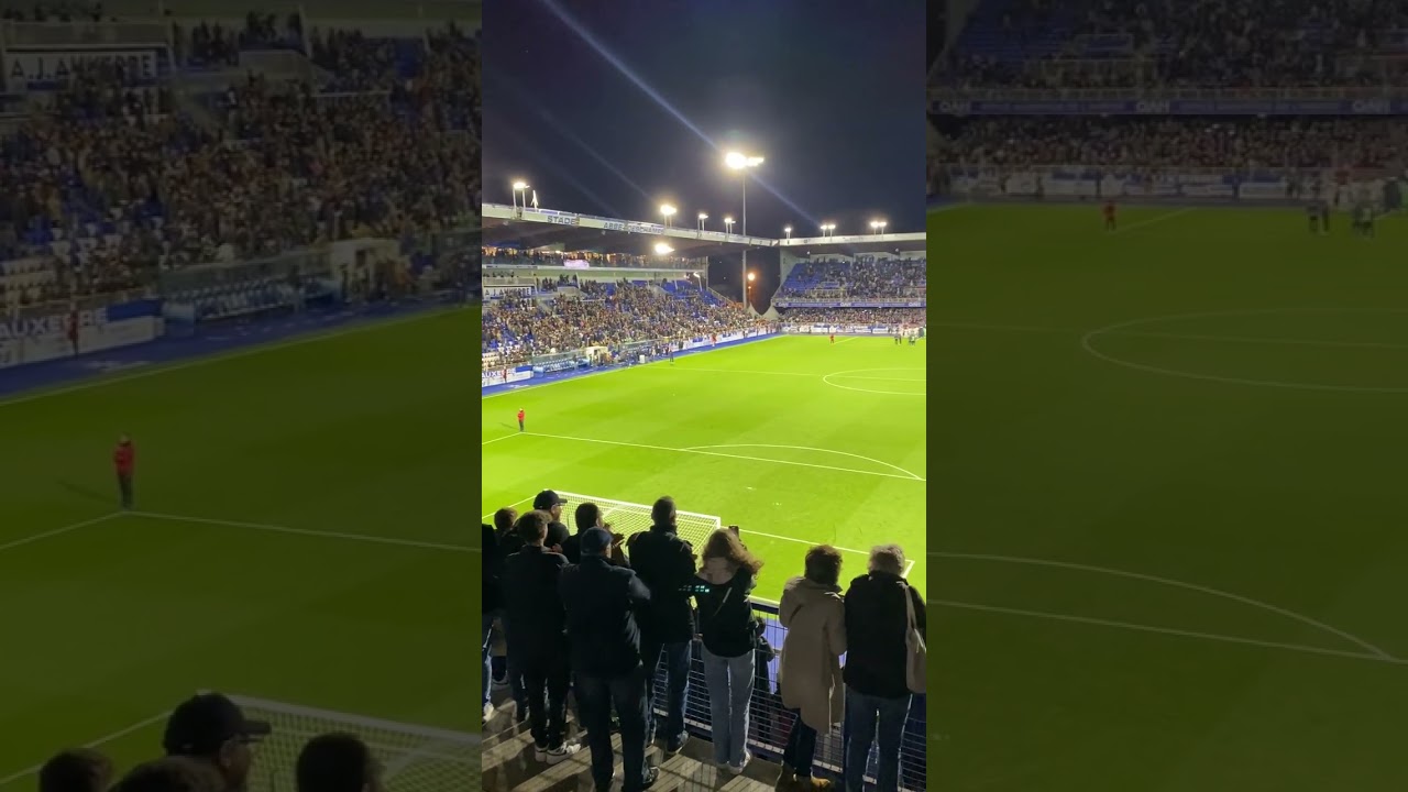 Amazing Atmosphere at Auxerre 1-0 Angers 24 November 2024 at Abbe Deschamps Ligue 1