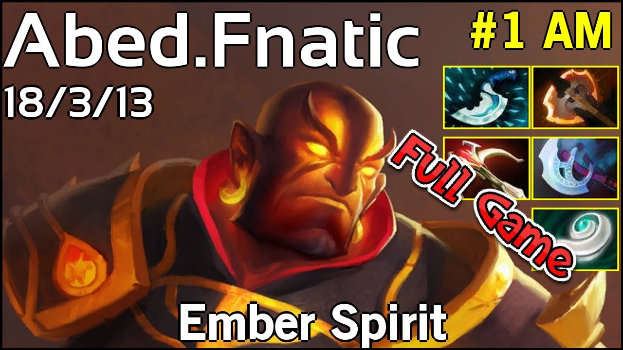 Abed [Fnatic] Ember Spirit - Dota 2 Full Game 7.19