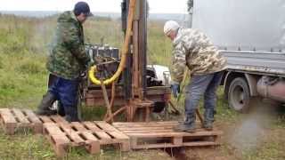 бурение скважин на воду малогабаритной буровой установкой(, 2015-08-12T18:19:22.000Z)