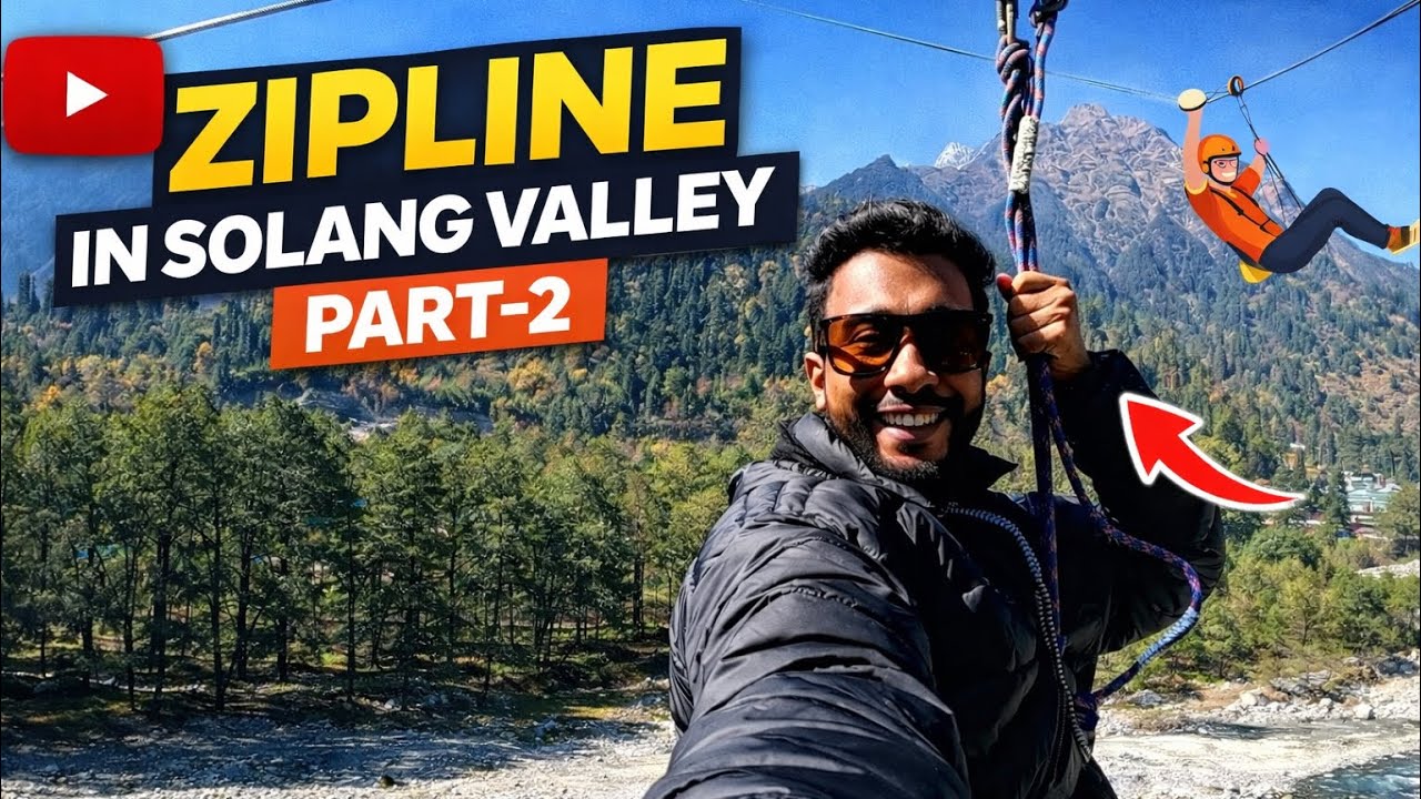Solang Valley Zipline Experience Part-2 | 2026 | 