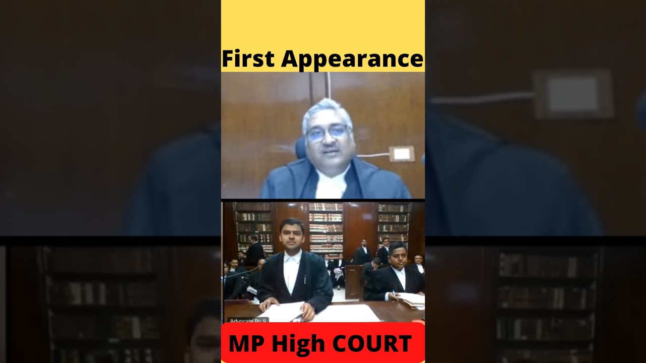 First appearance in MP High Court #Law #Judge #Lawyer #YoungLawyer #Shorts